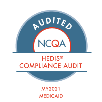 Audited NCQA HEDIS Compliance Audit My2021 Medicaid logo