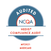 Audited NCQA HEDIS Compliance Audit My2021 Medicaid logo